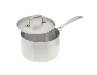 American Kitchen 3 Qt. Covered Stainless Steel Saucepan