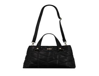 Quilted Satachel - (Black)