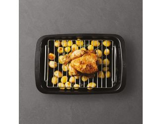 Leo Graphite Roaster & Removable Rack  NS, Recyled Alum