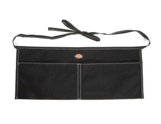 2 Pocket Canvas Apron: Black