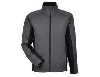 Mens Constant Full-Zip Sweater Fleece-Red/Black/Black-2X
