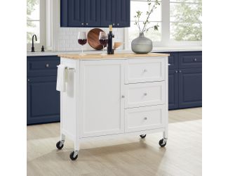 Soren Wood Top Kitchen Island/Cart