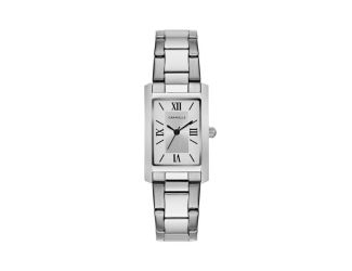Caravelle Ladies Rectangular Stainless Steel Bracelet Watch