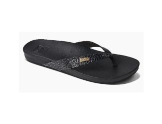 Womens Cushion Court Sandal-Black Sassy-10