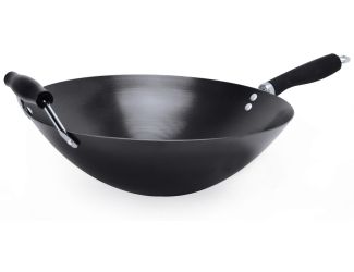 14" Carbon Steel Nonstick Wok