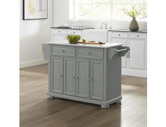 Alexandria Granite Top Kitchen Island/Cart