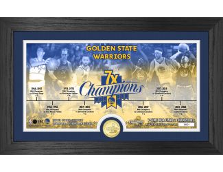 Golden State Warriors 7-Time 2022 NBA Champs Timeline Photo Mint