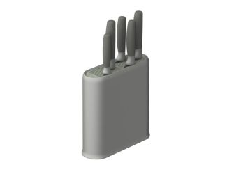 Leo 6pc Cutlery Set/Universal Knife Block