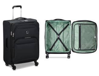 Skymax 2.0 Softside 24" Exp. Spinner Upright - Black