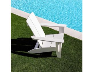 TerraFlame 1903 Adirondak Chair - White
