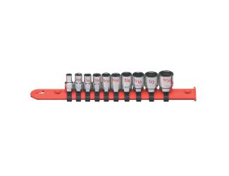 10 Pc 1/4 Sae Socket Set