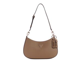 Noelle Top Zip Shoulder Bag - Dark Taupe