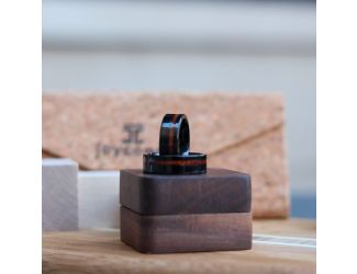 Nocht - Golden Stainless Steel Ring Size 8