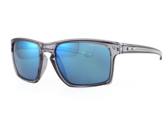 Drifter Sunglasses - Crystal Grey/Grey/Light Blue Mirror
