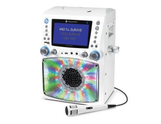 Bluetooth Karaoke System with CDG White