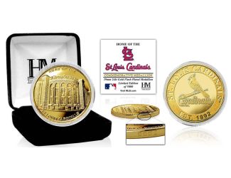 St. Louis Cardinals "Stadium" Gold Mint Coin