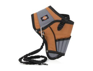 5 Pocket Drill Holster with Safety Tether: Tan