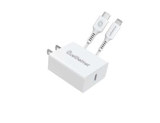 CellHelmet - 20W PD Wall Plug with 3' Round Lightning to Type-C Cable