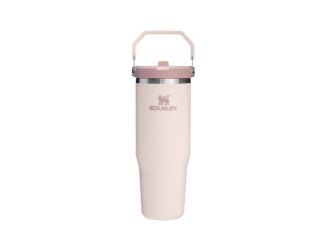 The IceFlow Flip Straw Tumbler 30oz - Rose Quartz