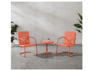 Azalea 3-Piece Retro Outdoor Chair Set