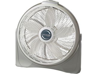20-In. Diameter Cyclone Pivot Fan, White/Gray