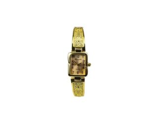 Ladies' Gold Tone Filigree Quartz Watch