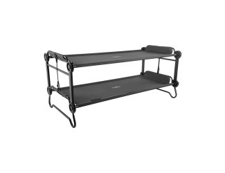 Disc-O-Bed Extra Large Portable, Bunkable Cot System - Black