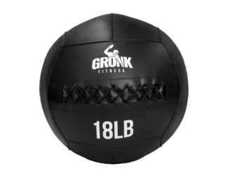 Gronk Fitness Wall Ball Black 18lb