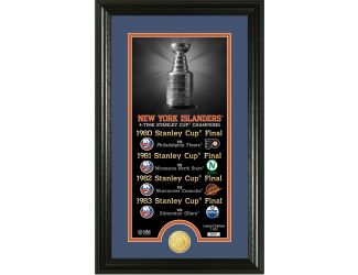 New York Islanders "Legacy" Supreme Bronze Coin Panoramic Photo Mint