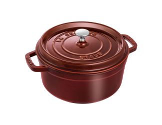4qt Cast Iron Round Dutch Oven Grenadine