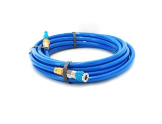 25' Straight Air Hose w/ Quick Connect Fittings