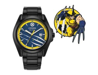 Marvel By Citizen Men's Marvel Marvel Comics Blue Dial Stainless Steel Watch