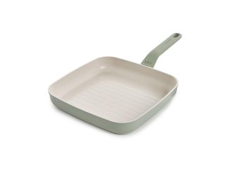 Leo Balance NS Ceramic Grill Pan 10", Recycled Aluminum, Sage