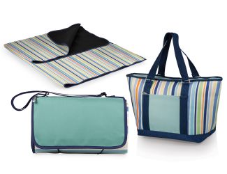 Outdoor Picnic Blanket & Topanga Cooler Tote Bag St Tropez