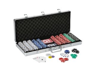 Fat Cat 500Ct Texas Hold'Em Dice Poker Chip Set