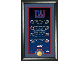 New York Giants "Legacy" Bronze Coin Photo Mint
