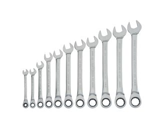 11pc MM Ratcheting Combination Wrench Set