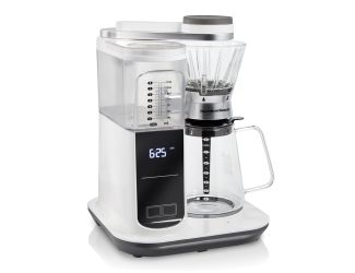 8 Cup Automatic or Manual Pour-Over Coffeemaker White