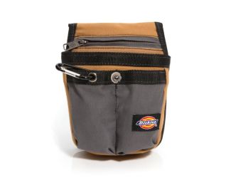 Tool Pouch with Zippered Security Pocket: Tan