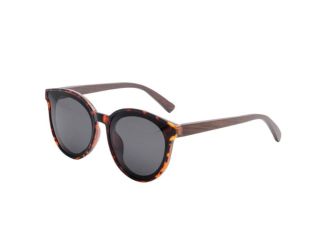 Big Winnie  Walnut Wooden Sunglasses