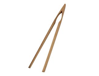 Joyce Chen - Burnished Bamboo Toaster Tongs, 6.5"