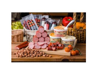 Sausage & Cheese w/ Gourmet Almonds 19pc Feast Set