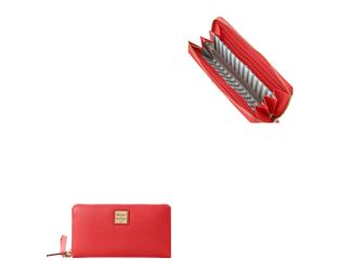 Saffiano Large Zip Around Wristlet