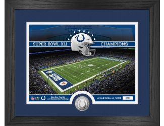 Indianapolis Colts Stadium Silver Coin Photo Mint