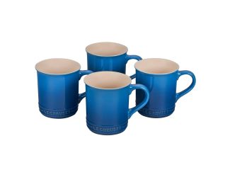 Set of 4 Stoneware Mugs Marseille
