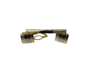 Matte Finish Cufflink and Tiebar Set