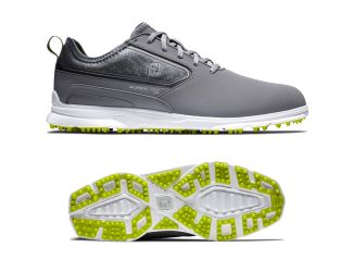 FootJoy Superlites XP Men's Spikeless Golf Shoes - Gray/Gray/Lime/8 Medium
