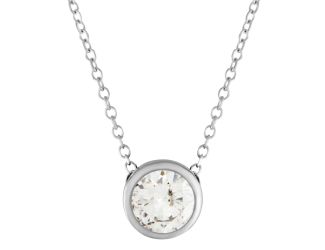 Diamond Bezel Necklace