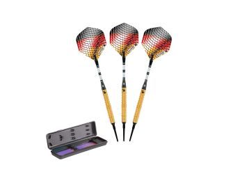 Elkadart Titanium 90% Tungsten Soft Tip Darts Gold Titanium Coating 18 Grams
