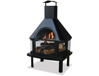 Endless Summer - Black Wood Burning Outdoor Fire Pit